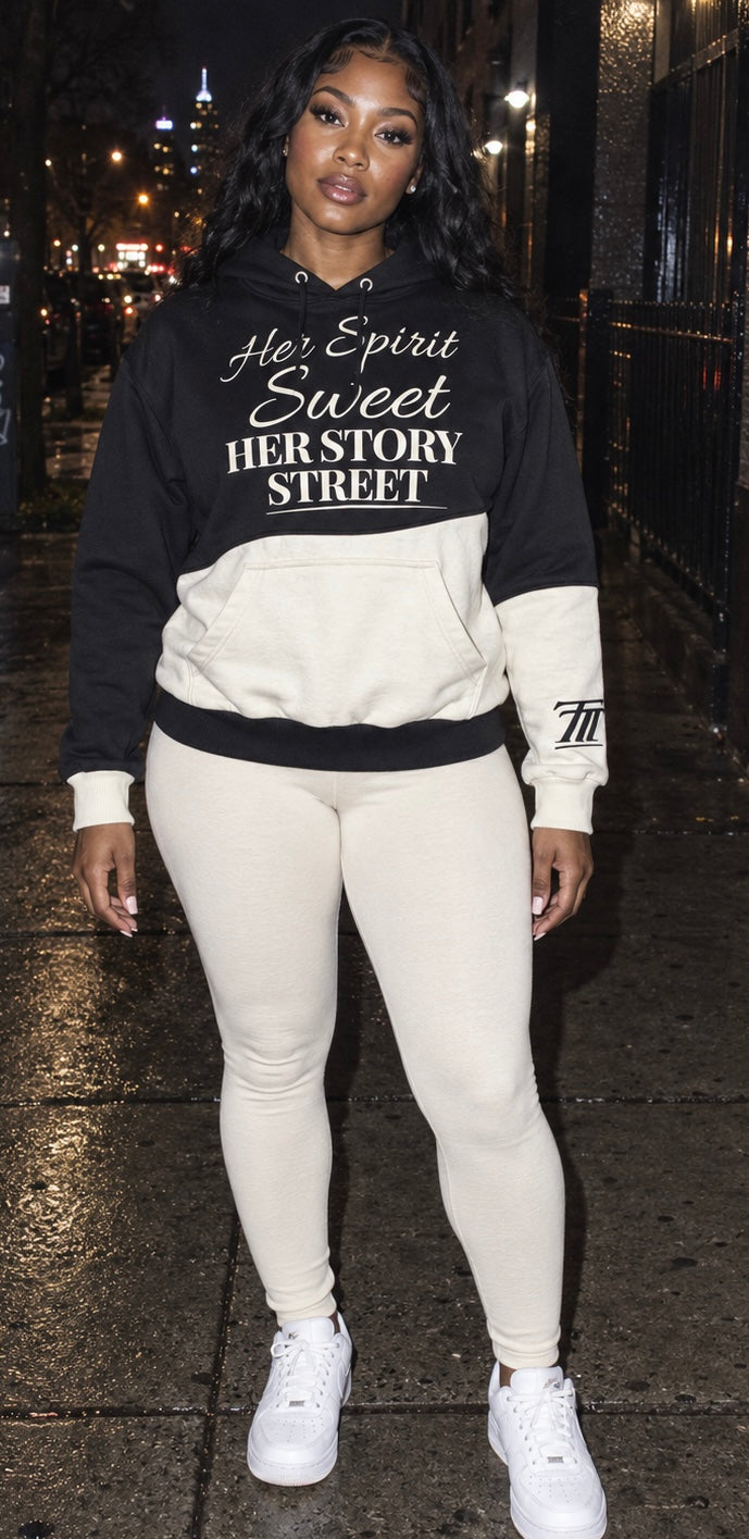 Her Spirit Sweet + Her Story Street Hoodie