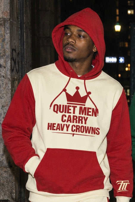 Quiet Men Carry Heavy Crowns Hoodie