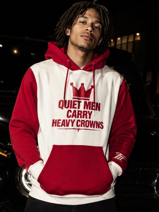 Quiet Men Carry Heavy Crowns Hoodie